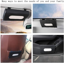 Load image into Gallery viewer, Leather Premium Napkin Tissue Holder For Car Backseat