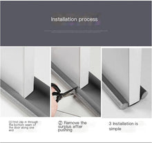 Load image into Gallery viewer, Twin Door Draft Stopper Double Side Under Door Seal Strip