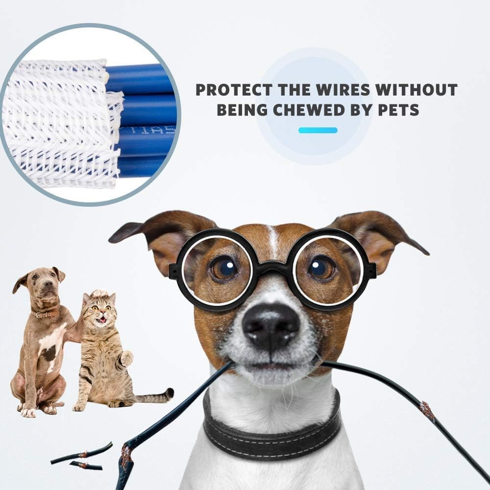 AGPTEK Cable Sleeve Cover Cord Protector Management
