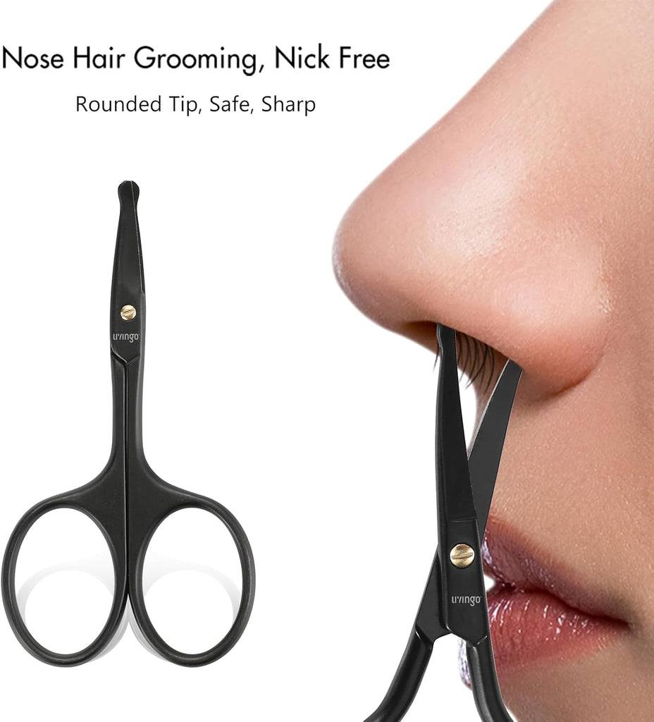 Professional Beard Mustache Scissors Stainless Steel Sharp