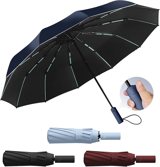 Auto Folding Umbrella with UPF50 and Waterproof