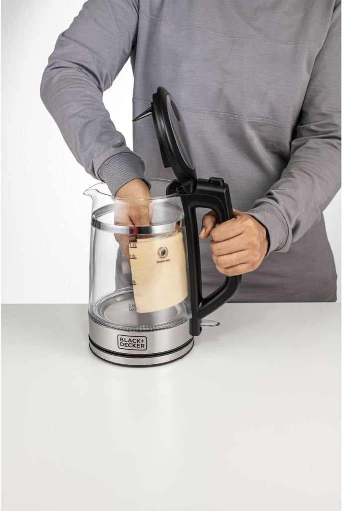 BLACKDECKER Digital Kettle 2200W 1.7L Touch Screen