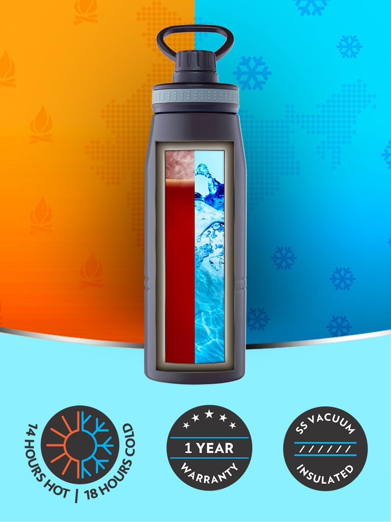 Borosil Stainless Steel Hydra Gosports Vacuum Insulated Flask