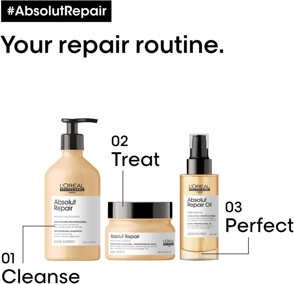 Loreal Professionnel Mask With Protein Gold Quinoa Repair