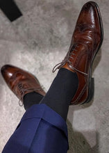 Load image into Gallery viewer, Mens Dress Socks Cotton Business Formal Soft Breathable Athletic Socks