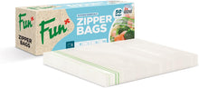 Load image into Gallery viewer, Fun Zipper Bags Clear Small Leak Proof Airtight Seal Food Storage