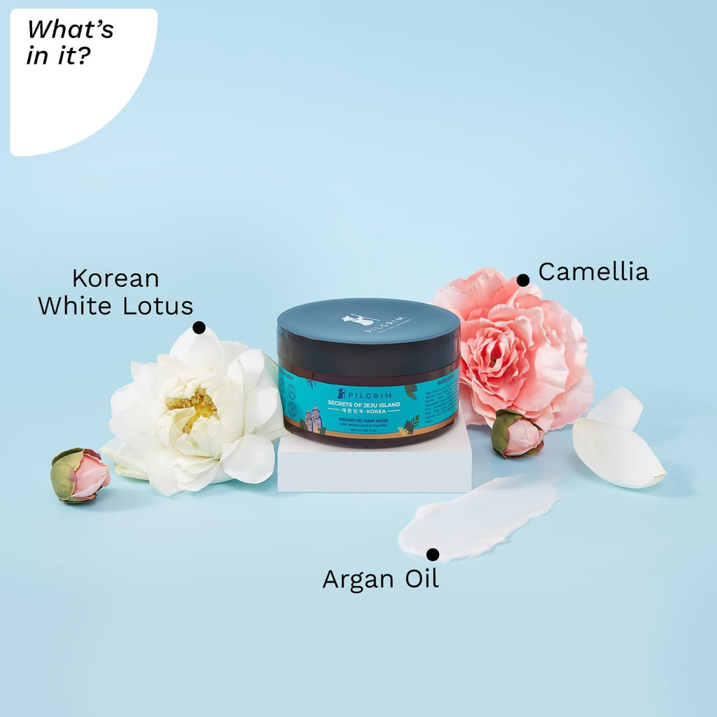 PILGRIM Korean Argan Oil Hair Mask for dry hair