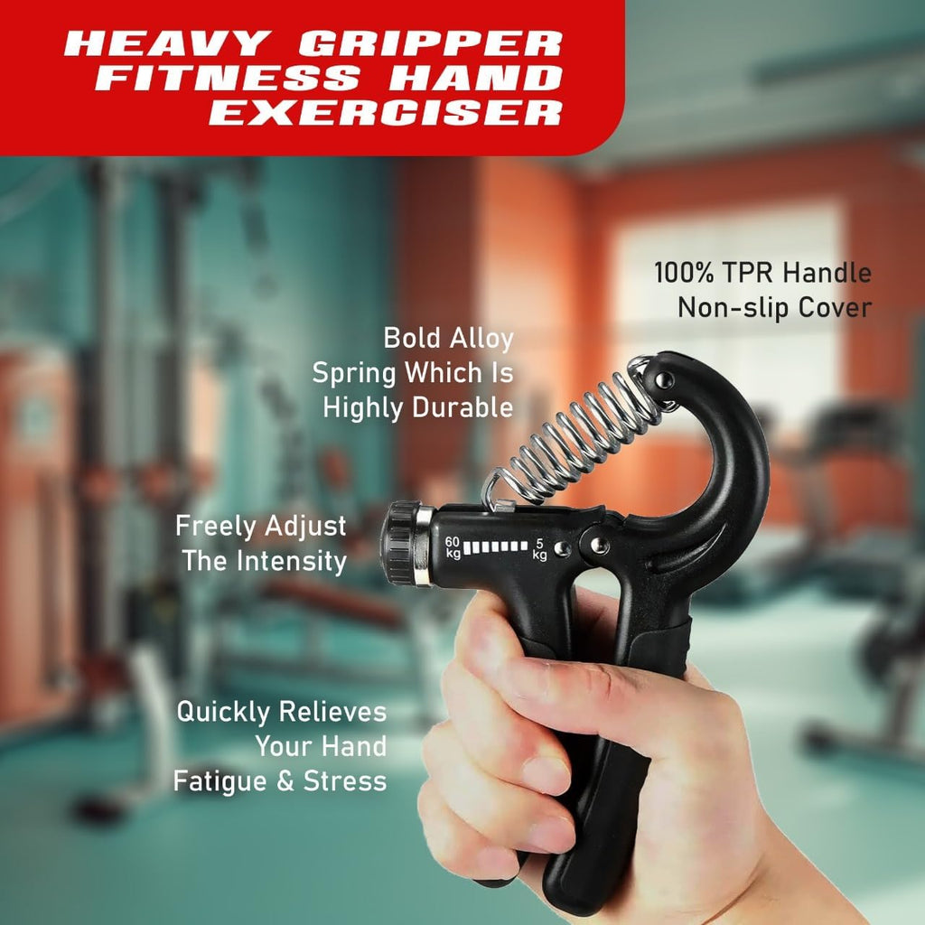 Boltix Grip Strength Trainer Kit with Finger Exerciser and Hand