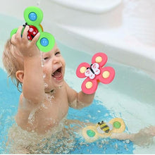 Load image into Gallery viewer, Suction Cup Spinner Toys Dimple Silicone Bubbles Stress Relief