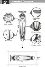 Load image into Gallery viewer, Kemei KM 1949 Professional Rechargeable Hair Clipper