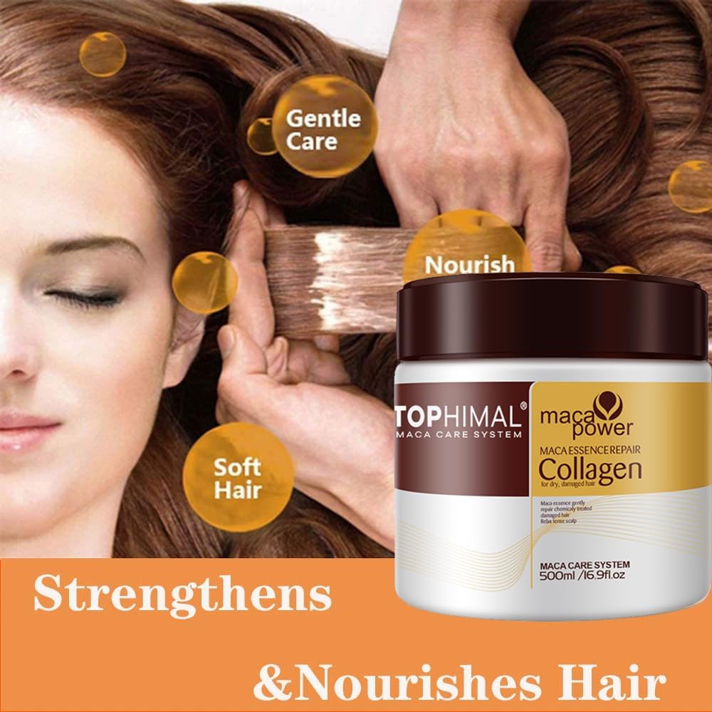 Maca Collagen Hair Treatment Mask Deep Repair