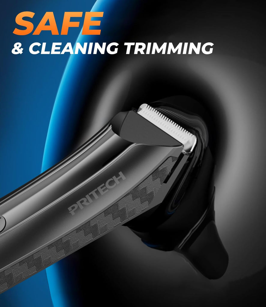 Pritech Body Hair Trimmer for Men Wet Dry Trimmer