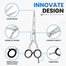 Load image into Gallery viewer, Professional Barber Hair Cutting Shears Kit Stainless Steel