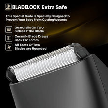 Load image into Gallery viewer, Advantron Waterproof Cordless Trimmer Shaver for Men Beard Hair