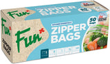 Fun Zipper Bags Clear Small Leak Proof Airtight Seal Food Storage