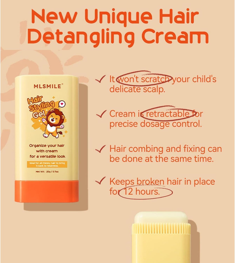 Hair Styling Gel for Kids Natural Ingredients