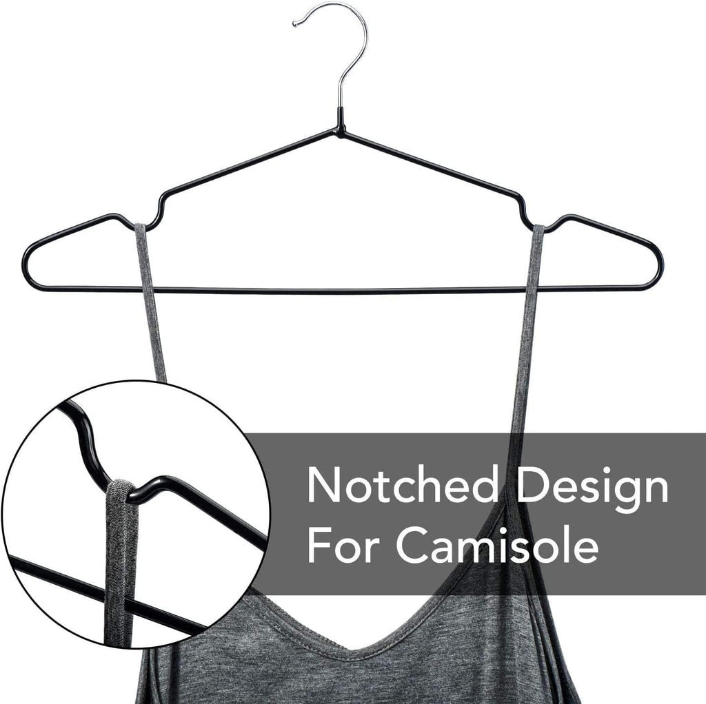 Metal Hangers Plastic Hangers 10 Pack Black Shirt Hangers