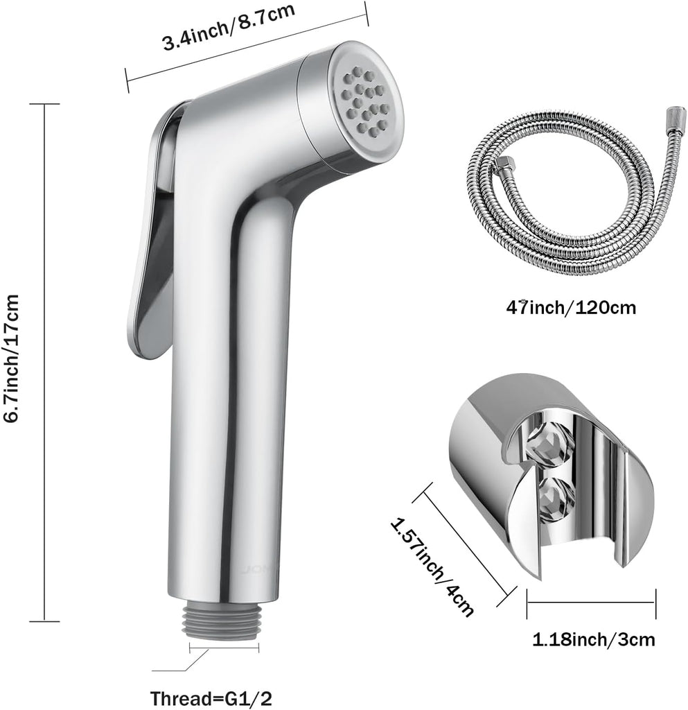 JOMOO Bidet Sprayer Set with Stainless Steel Hose
