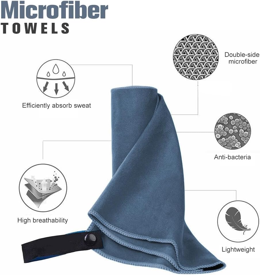 Quick Drying Gym Towel Soft Microfiber Sport Sweat Towel