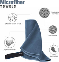 Load image into Gallery viewer, Quick Drying Gym Towel Soft Microfiber Sport Sweat Towel
