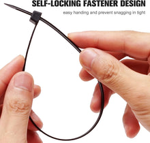Load image into Gallery viewer, Self Locking Cable Ties 300 x 4 mm 12 inch 100 Pieces