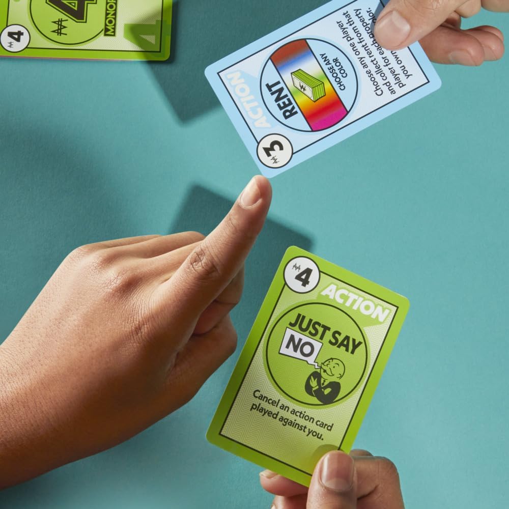 Monopoly Deal Card Game Quick Fun for Families Ages 8 Up