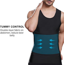 Load image into Gallery viewer, Mens Slimming Body Shaper Vest Compression Tank Top