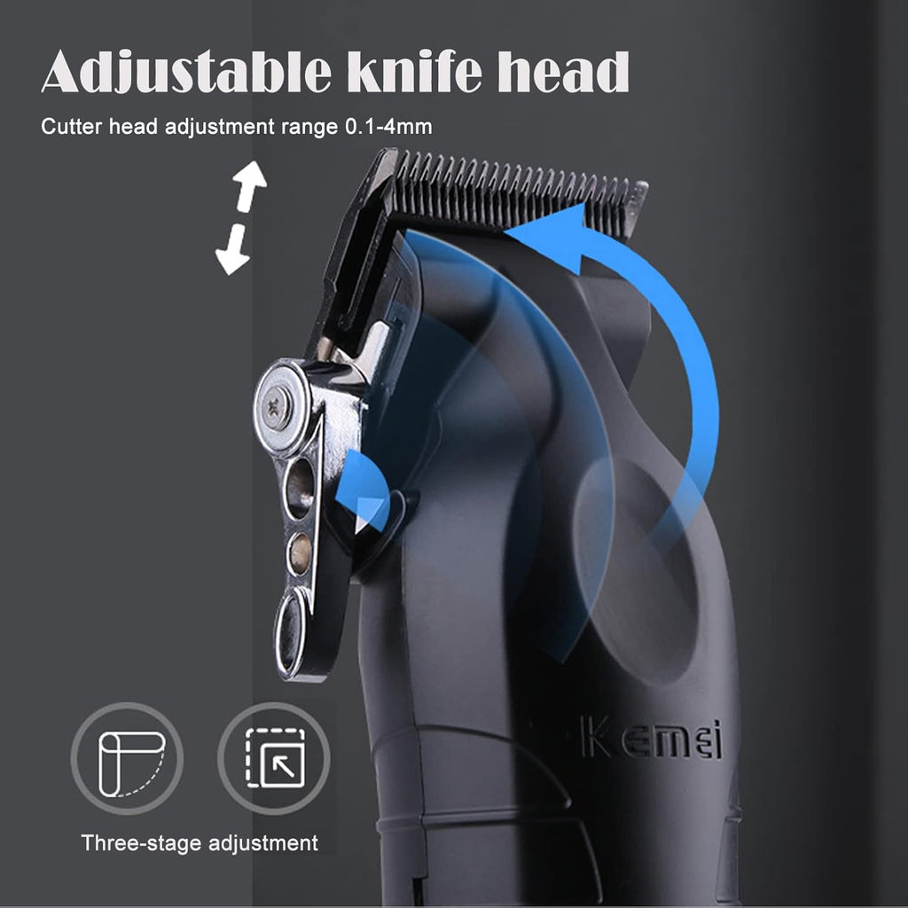 Kemei Professional Cordless Hair Clippers for Men Trimmers