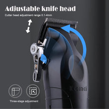 Load image into Gallery viewer, Kemei Professional Cordless Hair Clippers for Men Trimmers