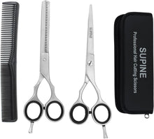 Load image into Gallery viewer, Professional Barber Hair Cutting Shears Kit Stainless Steel