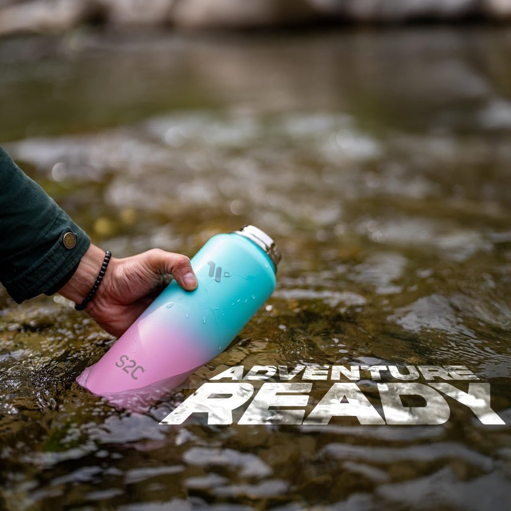 S2C Insulated Water Bottle Double Wall Stainless Steel