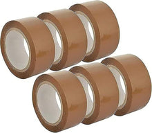 Load image into Gallery viewer, Brown Packaging Tape Strong Heavy Duty Packing Tape