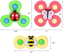 Load image into Gallery viewer, Suction Cup Spinner Toys Dimple Silicone Bubbles Stress Relief