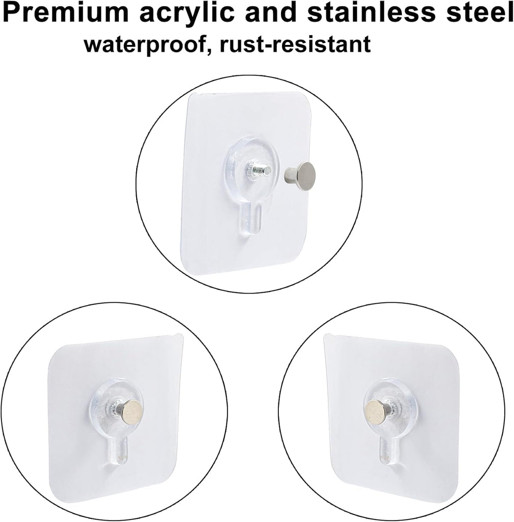 Adhesive Wall Hooks Heavy Duty Self Sticking Hangers