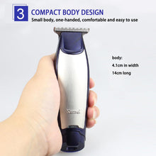 Load image into Gallery viewer, KEMEI Men&#39;s Self Cut Hair Trimmer Waterproof Cordless