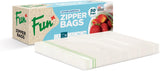 Clear Medium Zipper Bags Leak Proof Kitchen Storage