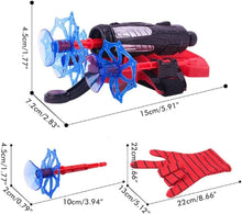 Load image into Gallery viewer, Plastic Hero Spiderman Web Launcher Gloves Cosplay Toy