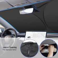 Load image into Gallery viewer, Rescien Foldable Car Windshield Sunshade Front Window Blocks UV Rays