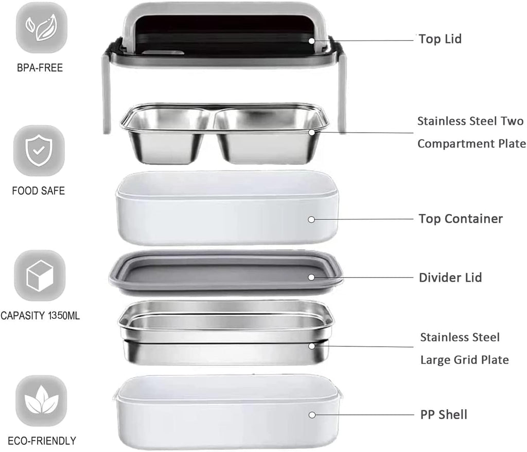 Stainless Steel Lunch Box Insulated Bento Box Containers