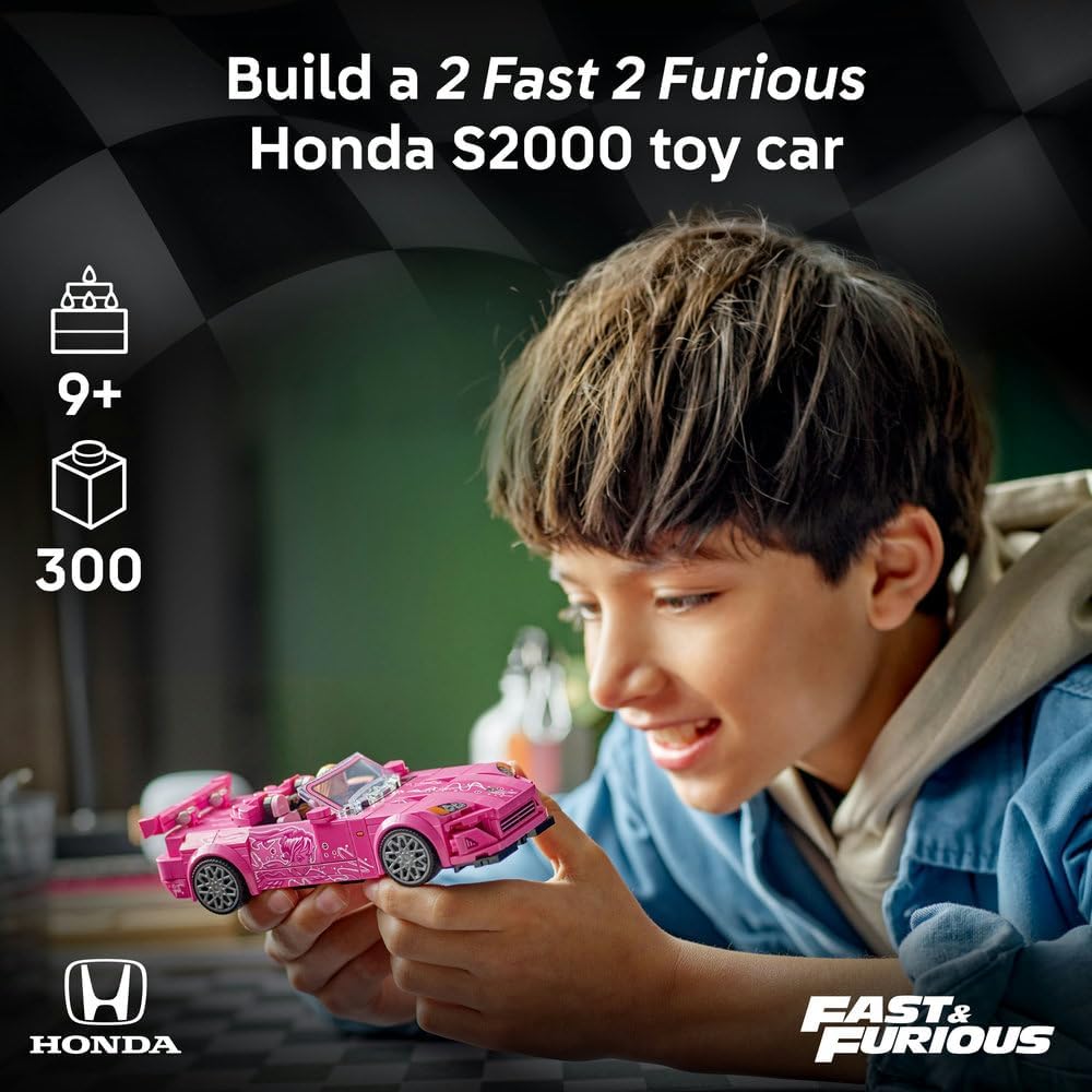 LEGO Speed Champions Honda S2000 Pink Car Toy