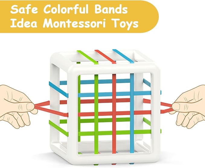 Montessori Toys for 1 Year Old Baby Sorter Cube