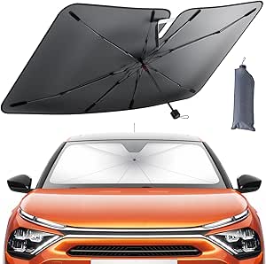 Lamicall Car Windshield Sunshade Umbrella Foldable