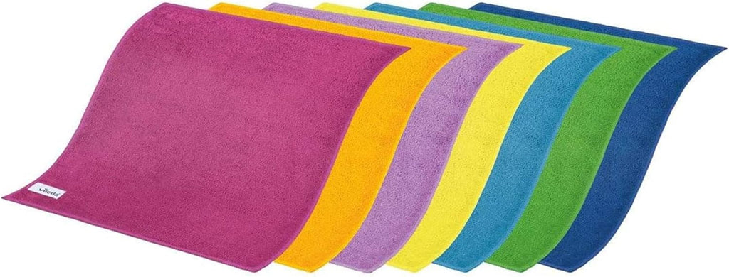Vileda Microfibre Cloth Absorbent Hygienic Versatile Durable Washable