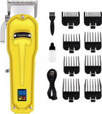 Mens Hair Trimmer Adjustable Blade Rechargeable Clippers Kit