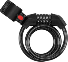 Load image into Gallery viewer, Bike Lock Cable 1 2pcs 1 2M 5 Digit Code Bicycle Lock