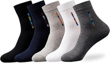 Load image into Gallery viewer, Infinos Cotton Mens Socks Mid Calf Formal Moisture Wicking