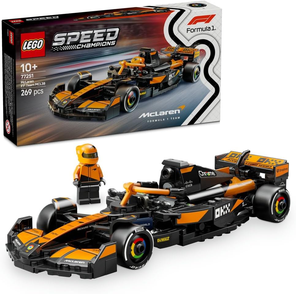 LEGO Speed Champions McLaren F1 Team MCL38 Race Car
