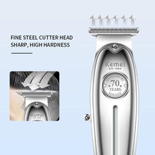 Load image into Gallery viewer, KEMEI Trimmer Professional Hair Clippers for Men Cordless