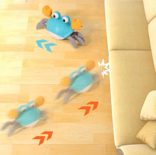 Load image into Gallery viewer, Electric Runaway Crab Crawling Baby Toy with Music and LED Light