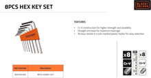 Load image into Gallery viewer, Black Decker Steel Hexkey Set 1.5 6Mm